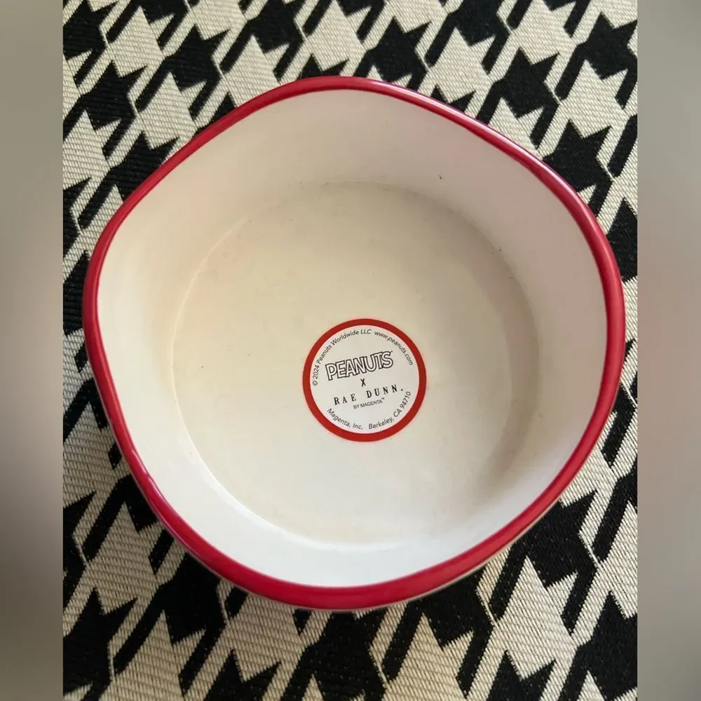 Peanuts x Rae Dunn Paw La La Pet Bowls- Set of 2